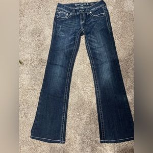 Grace in LA bootcut jeans with bling (jewels)